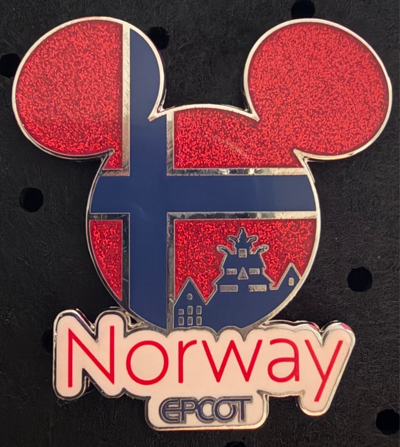 EPCOT World Showcase Mickey Icon Norway Pin front