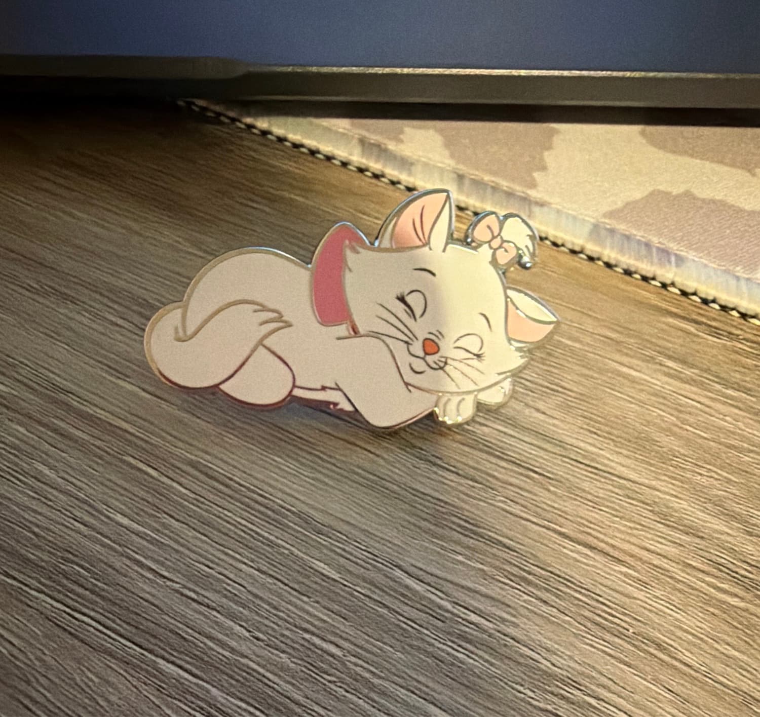 Marie Sleeping Arms Paws Crossed Kraken Pin