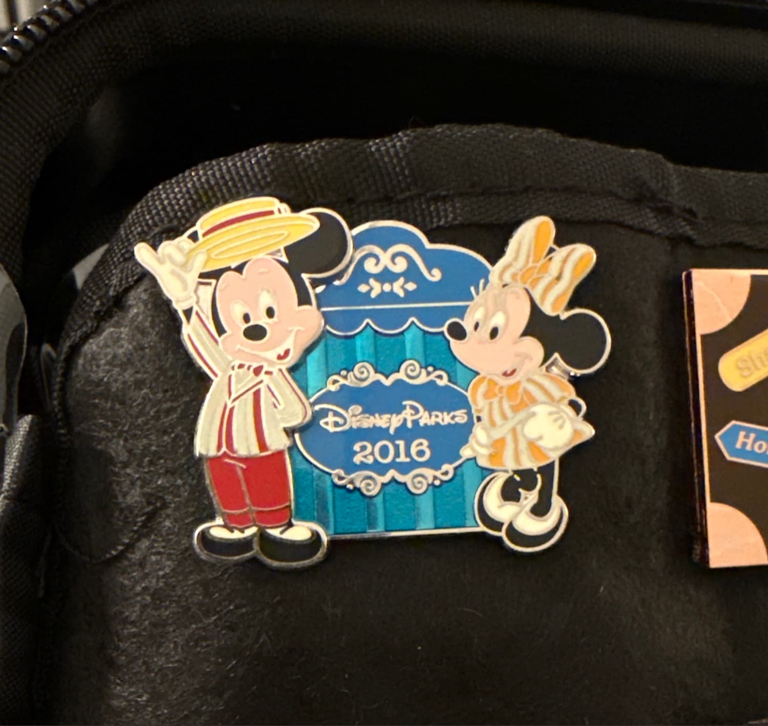 Disney Parks Dapper Day Fall 2016 Mickey and Minnie Pin