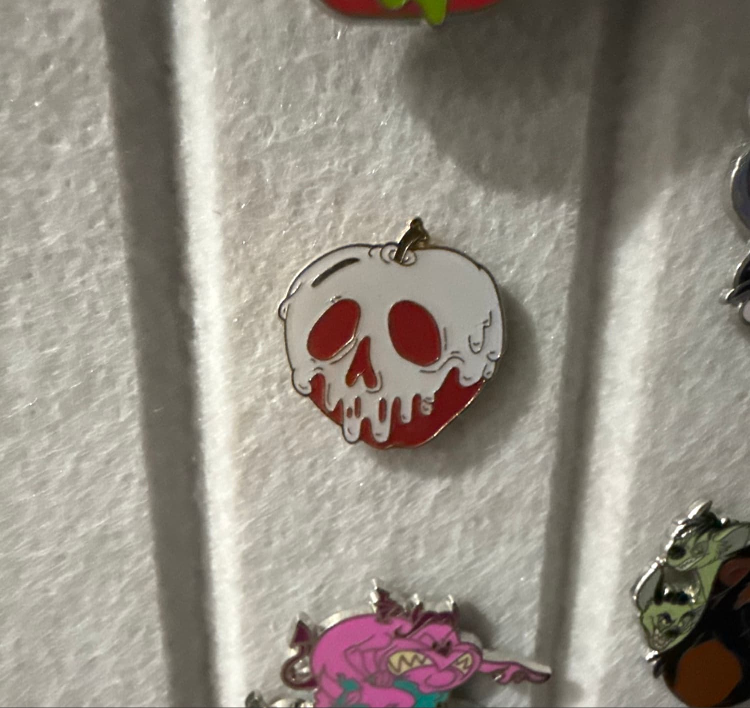 Disney Parks Gold Red Snow White Poison Apple front