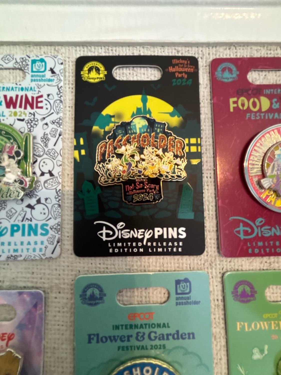 Mickey's Not So Scary Halloween Party 2024: Mickey & Friends Passholder Pin front