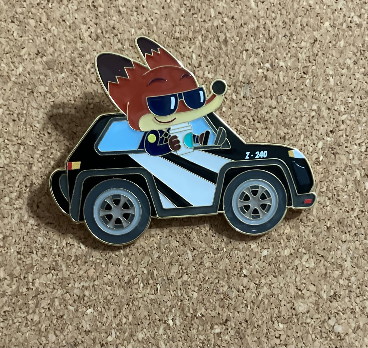 Zootopia Driving Vehicles Pin Nick Wilde In Police Car