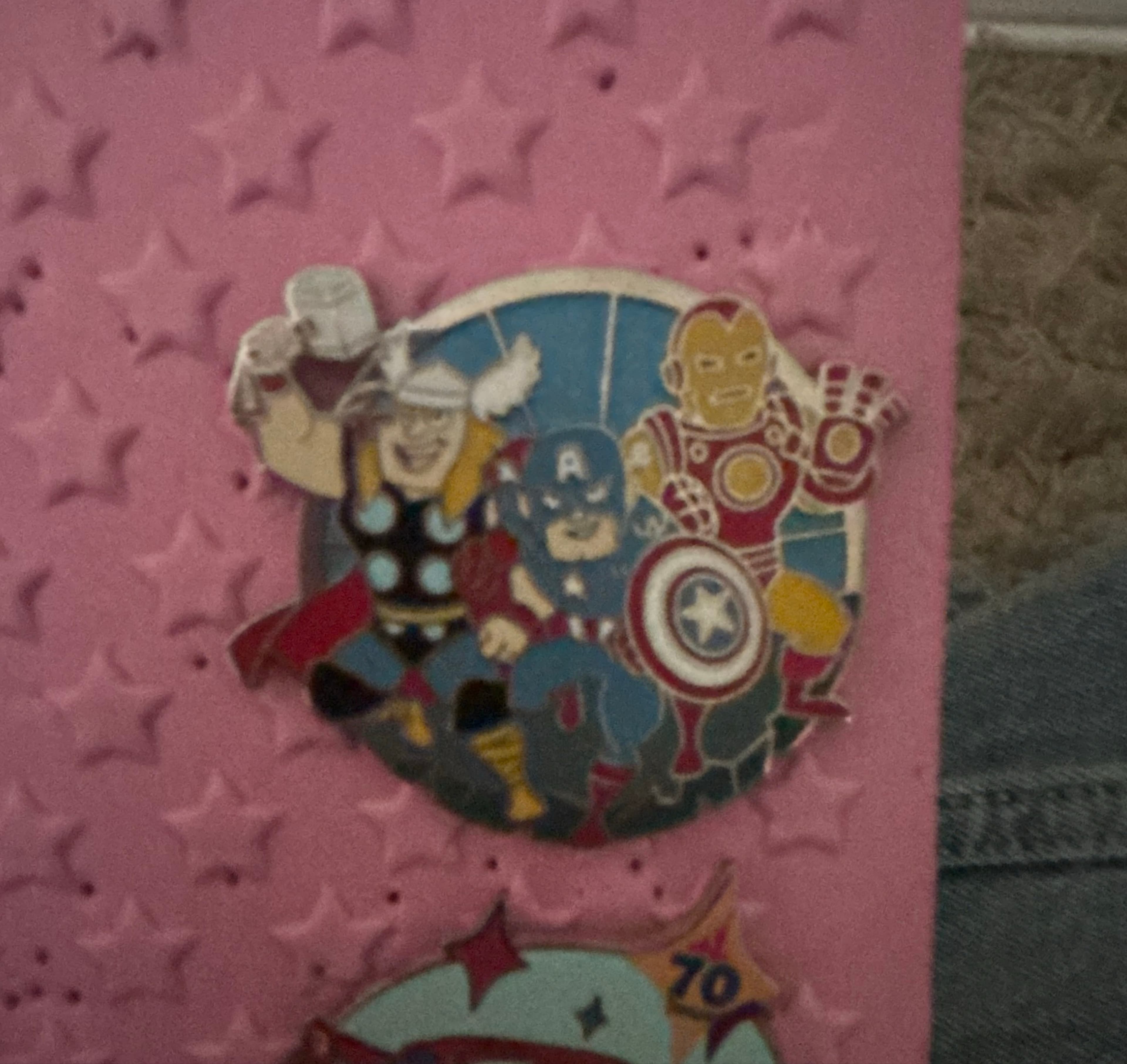 Disney Parks Marvel Family Cluster - Iron Man, Thor, Captain America front