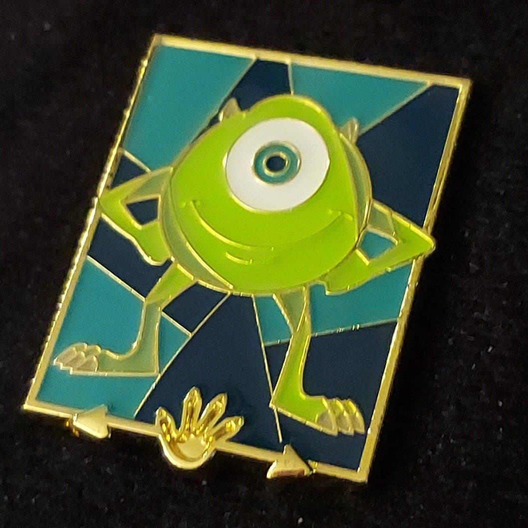 Mike Wazowski - Loungefly Pixar Stained Portraits Blind Box Pin