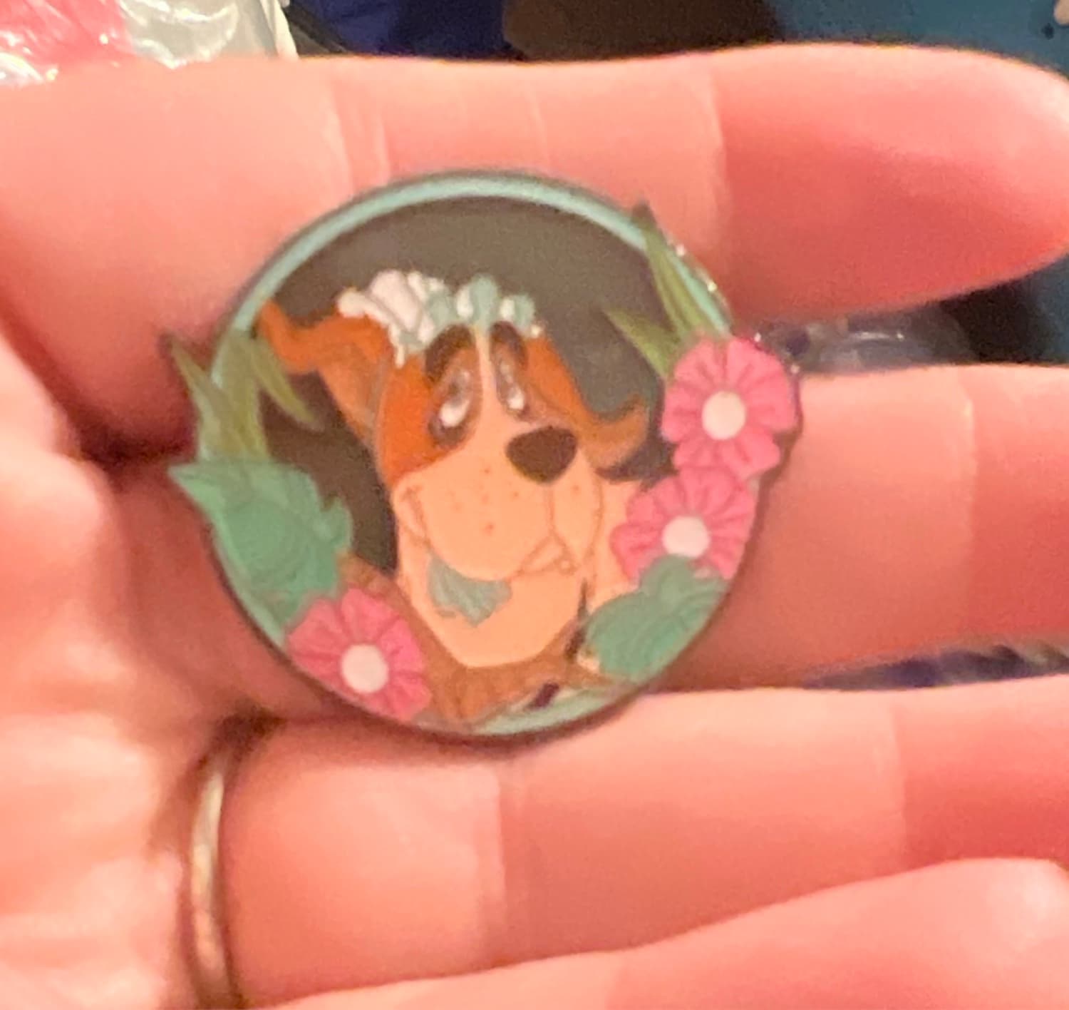 Nana Floral Wreath - Loungefly Disney Dogs Floral Blind Box front
