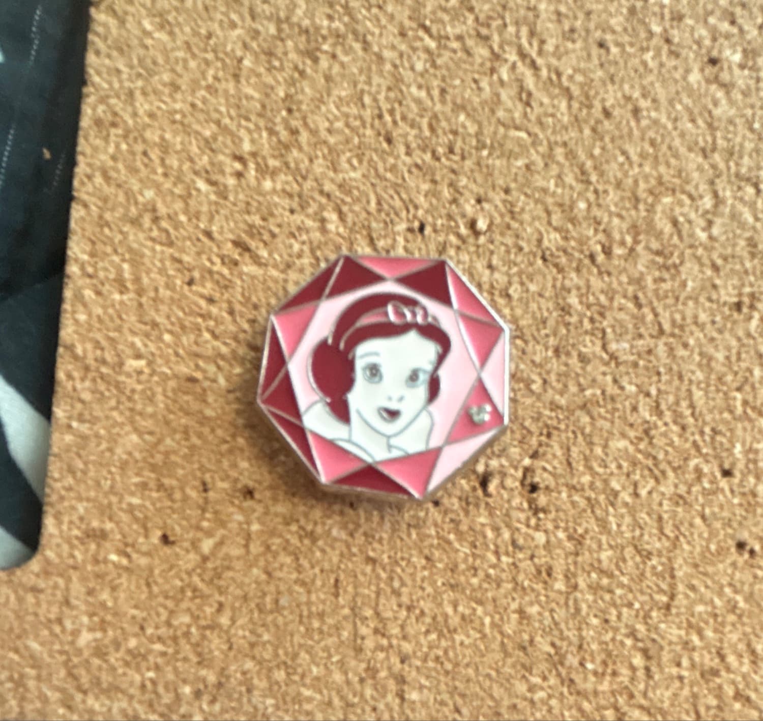 Snow White Princess Precious Gems Pin front