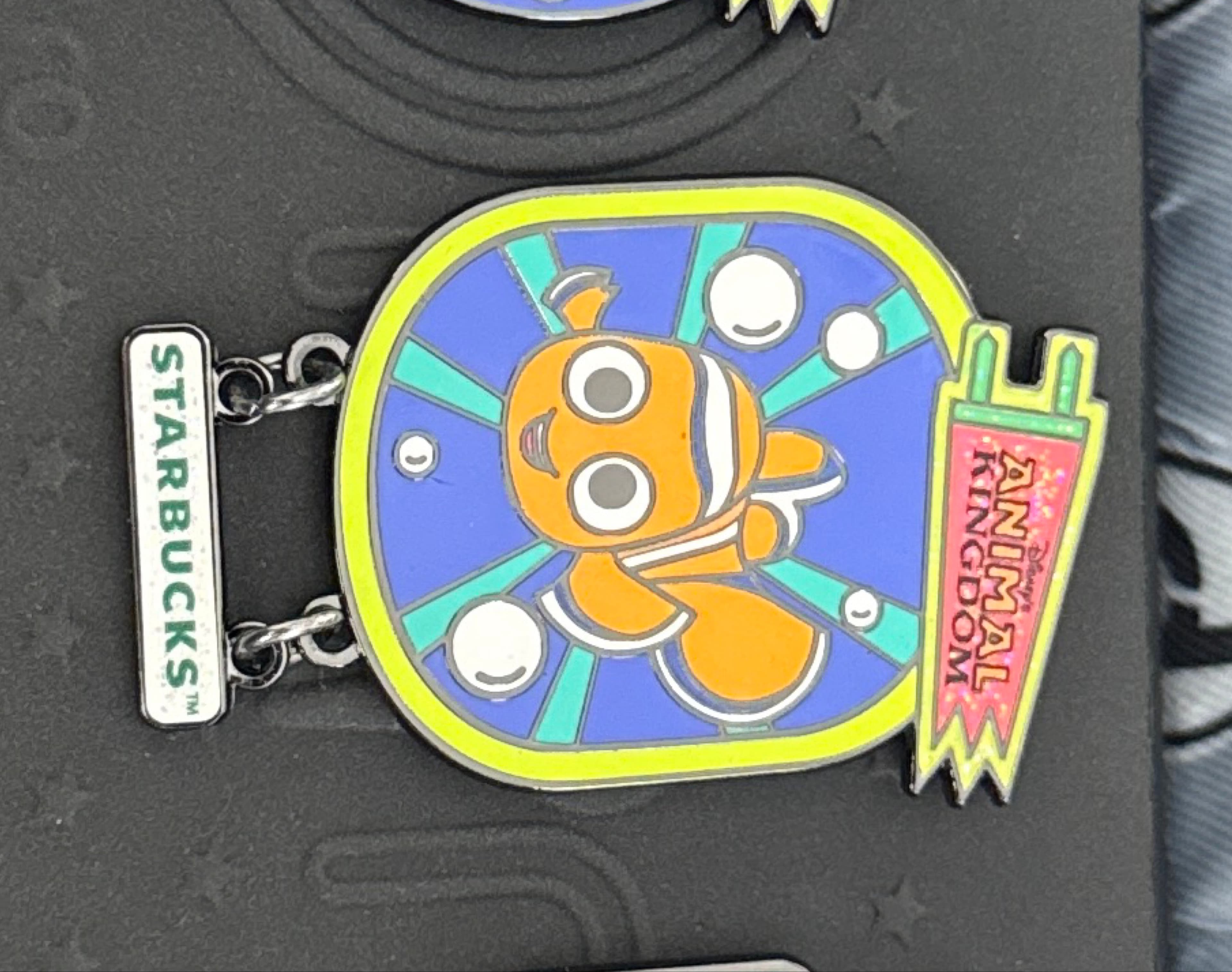 Nemo - Starbucks Animal Kingdom Tumbler Mystery Pin front