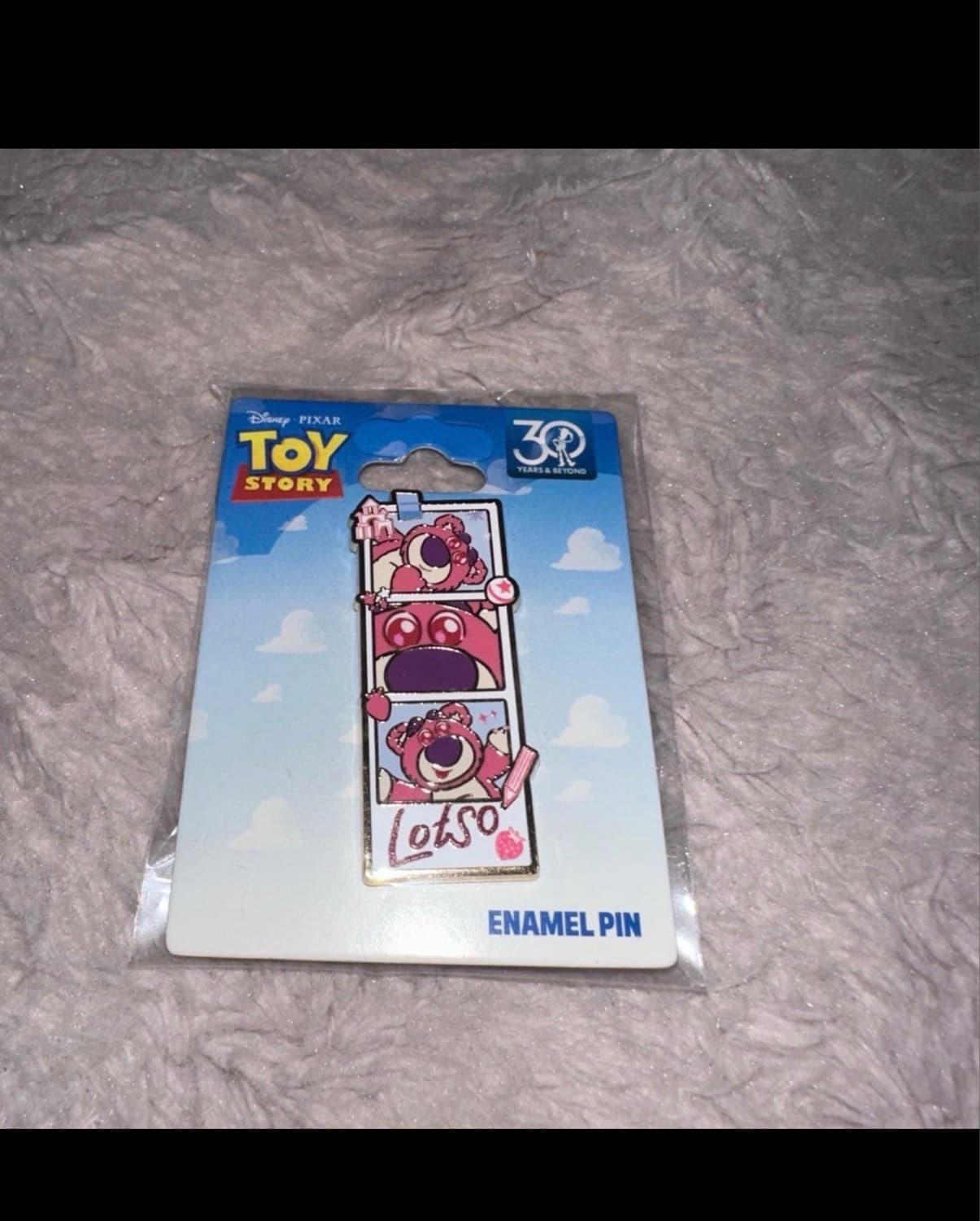 Disney Pixar Toy Story 3 Lotso Film Strip Enamel Pin