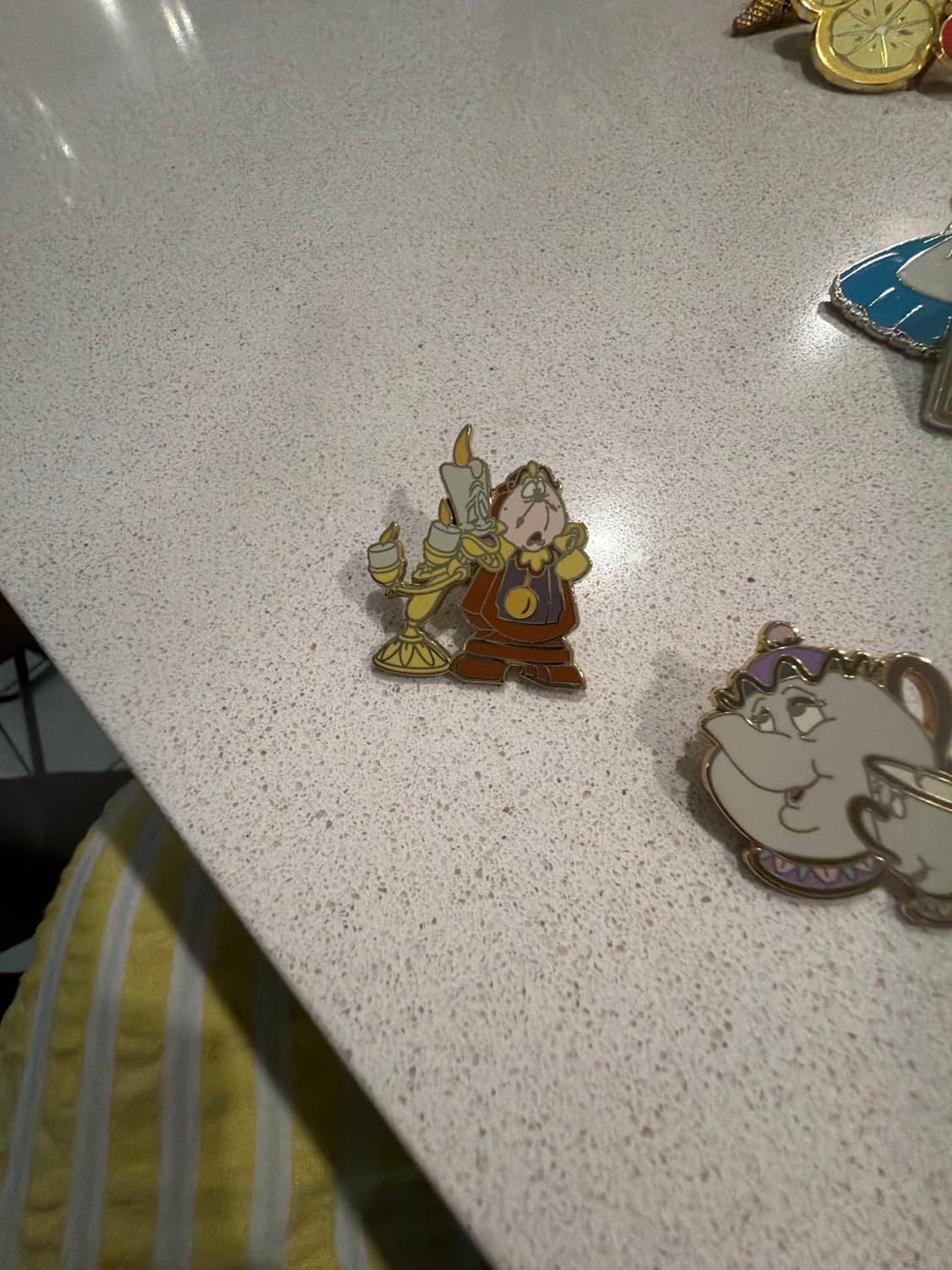 Beauty and the Beast - Lumiere and Cogsworth Pin