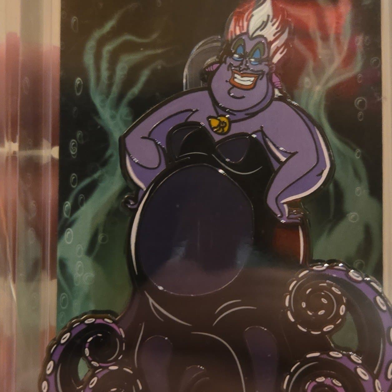 Ursula - Little Mermaid - Blue Wave with Bubbles