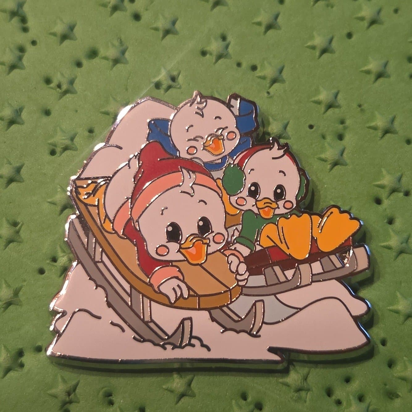 Huey, Dewey, and Louie Sledding - Christmas Cuties Holiday Mystery