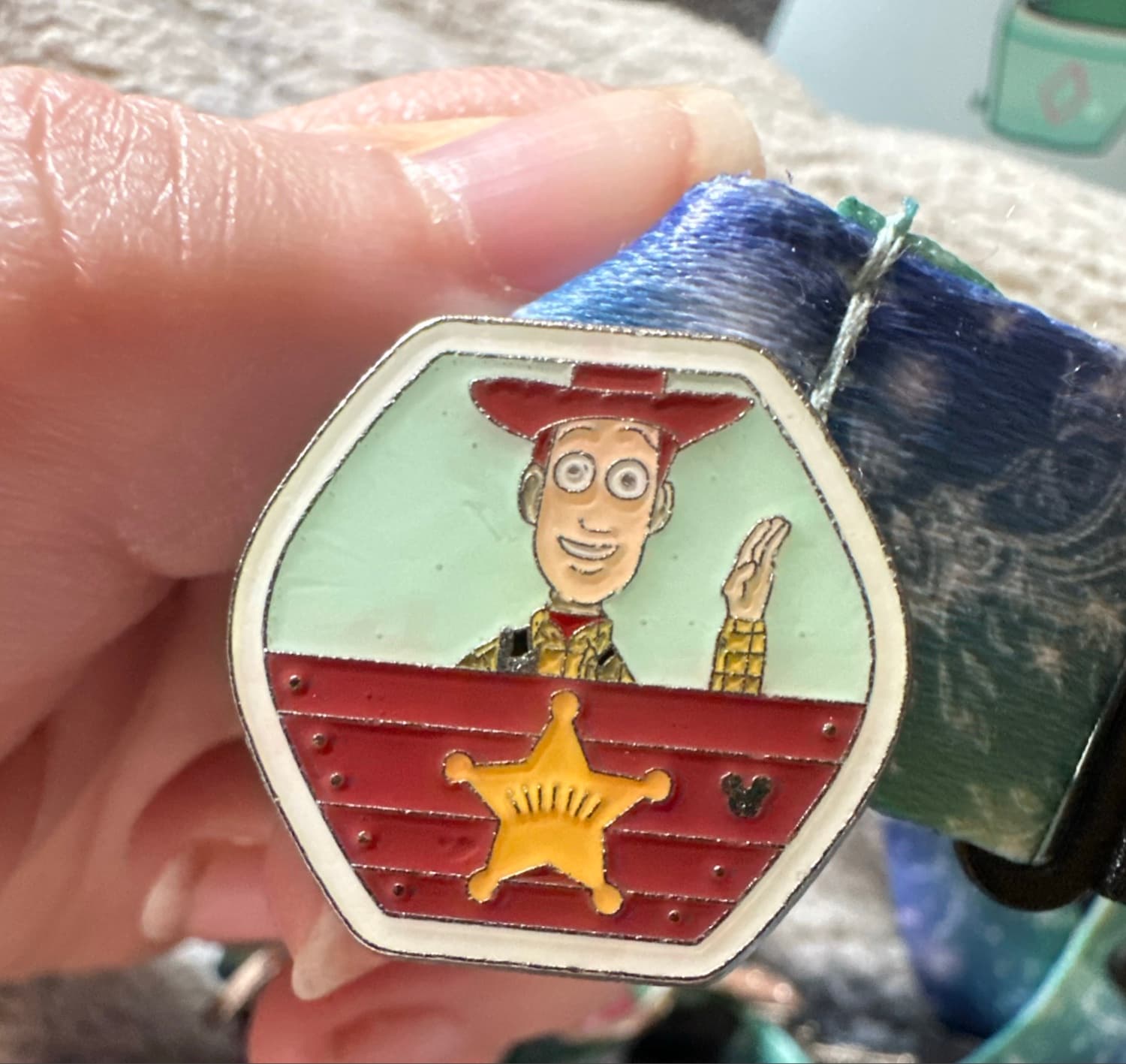 Woody Ferris Wheel Collection Pin front