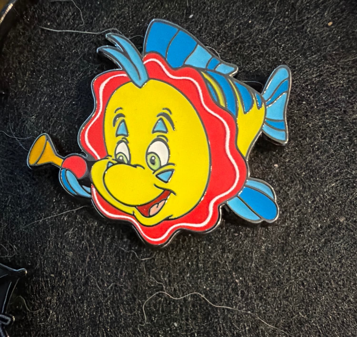 Flounder Sidekick Halloween Loungefly Pin