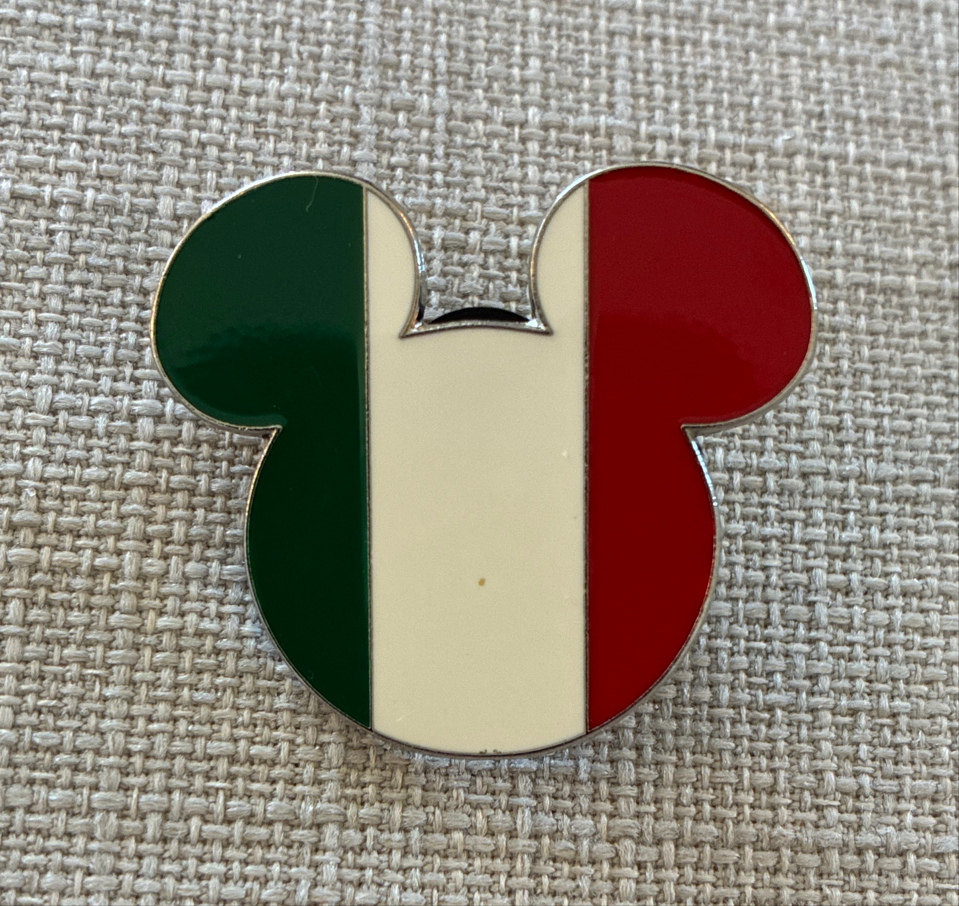 Mickey Head Icon - Italy Flag - Epcot World Showcase