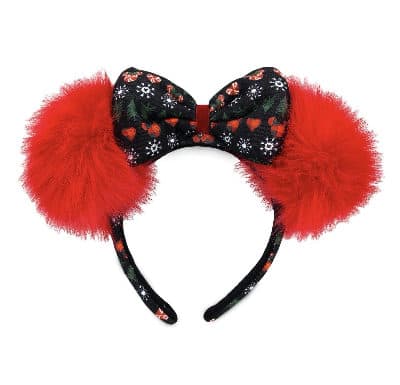 Holiday Plaid Ugly Sweater and Faux Fur Minnie Ear Headband