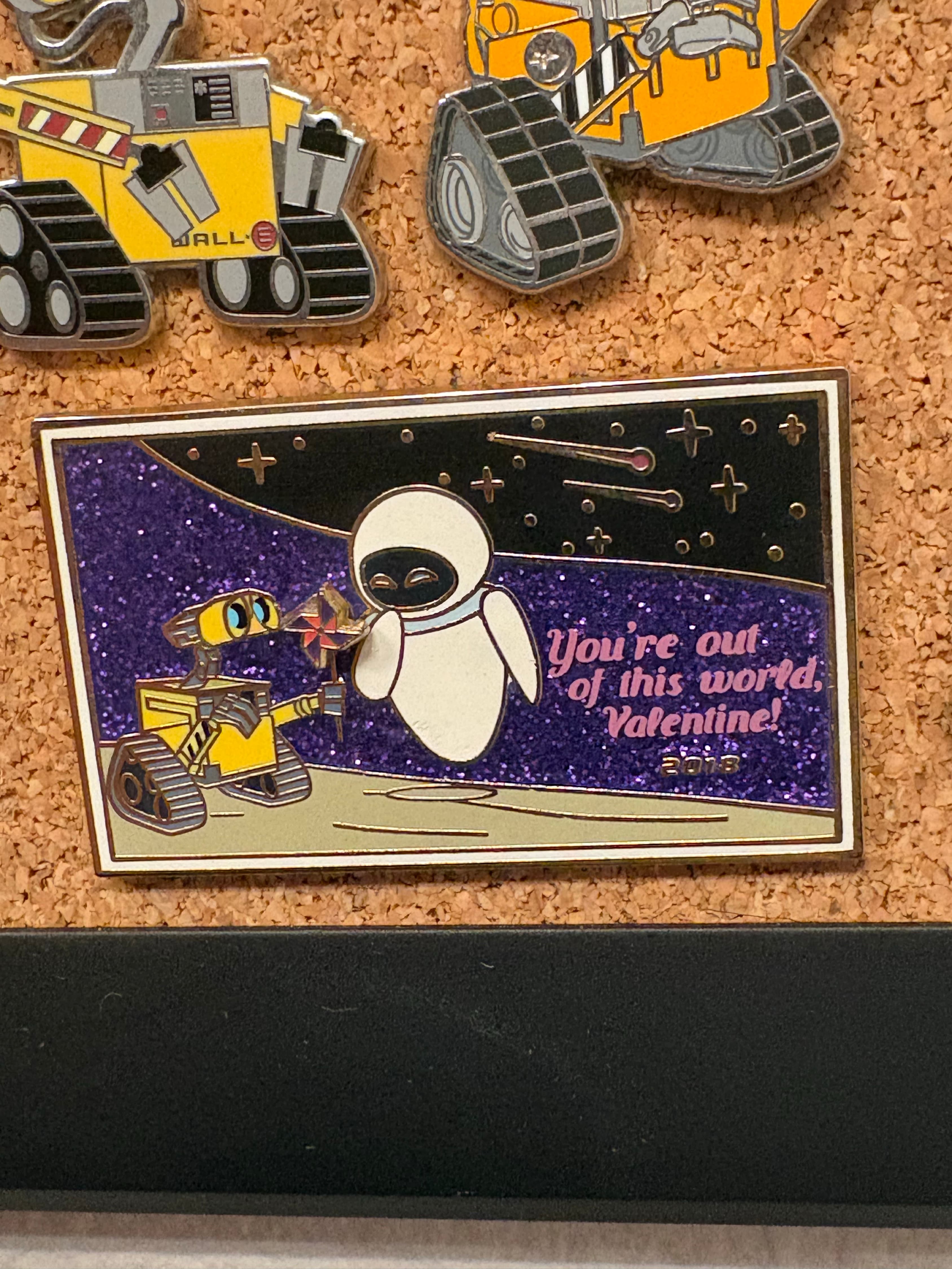 WALL-E and Eve Valentine's Day 2018 Pin