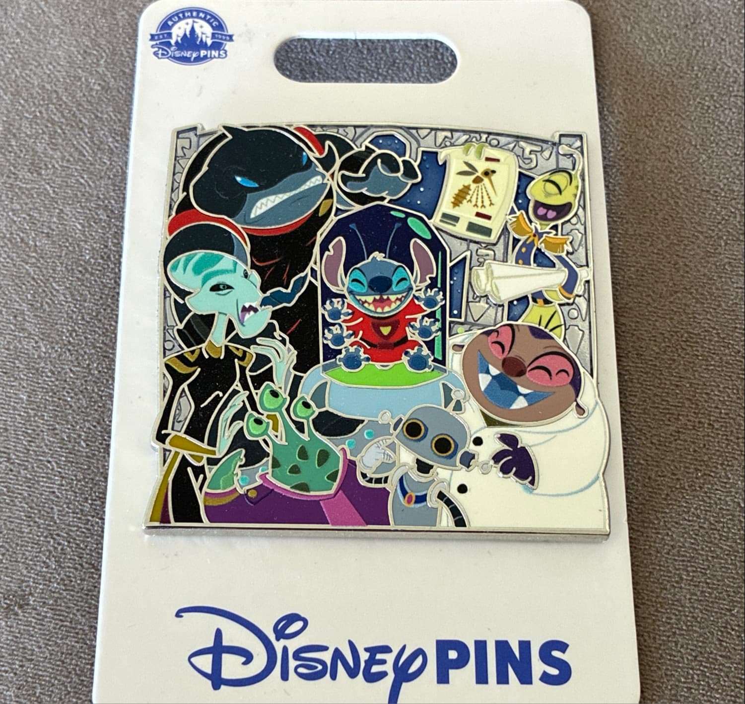 Lilo and Stitch Stylized Supporting Cast Pin front