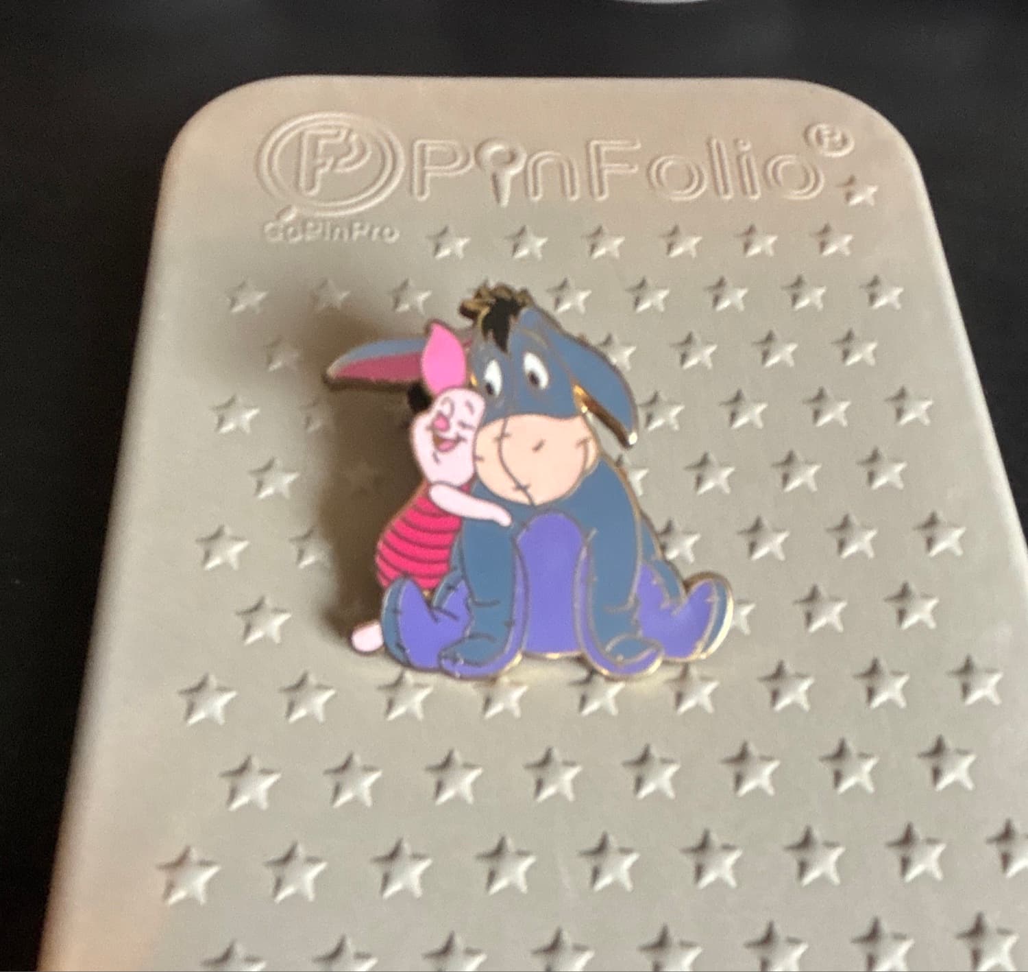 Piglet and Eeyore Hugging front