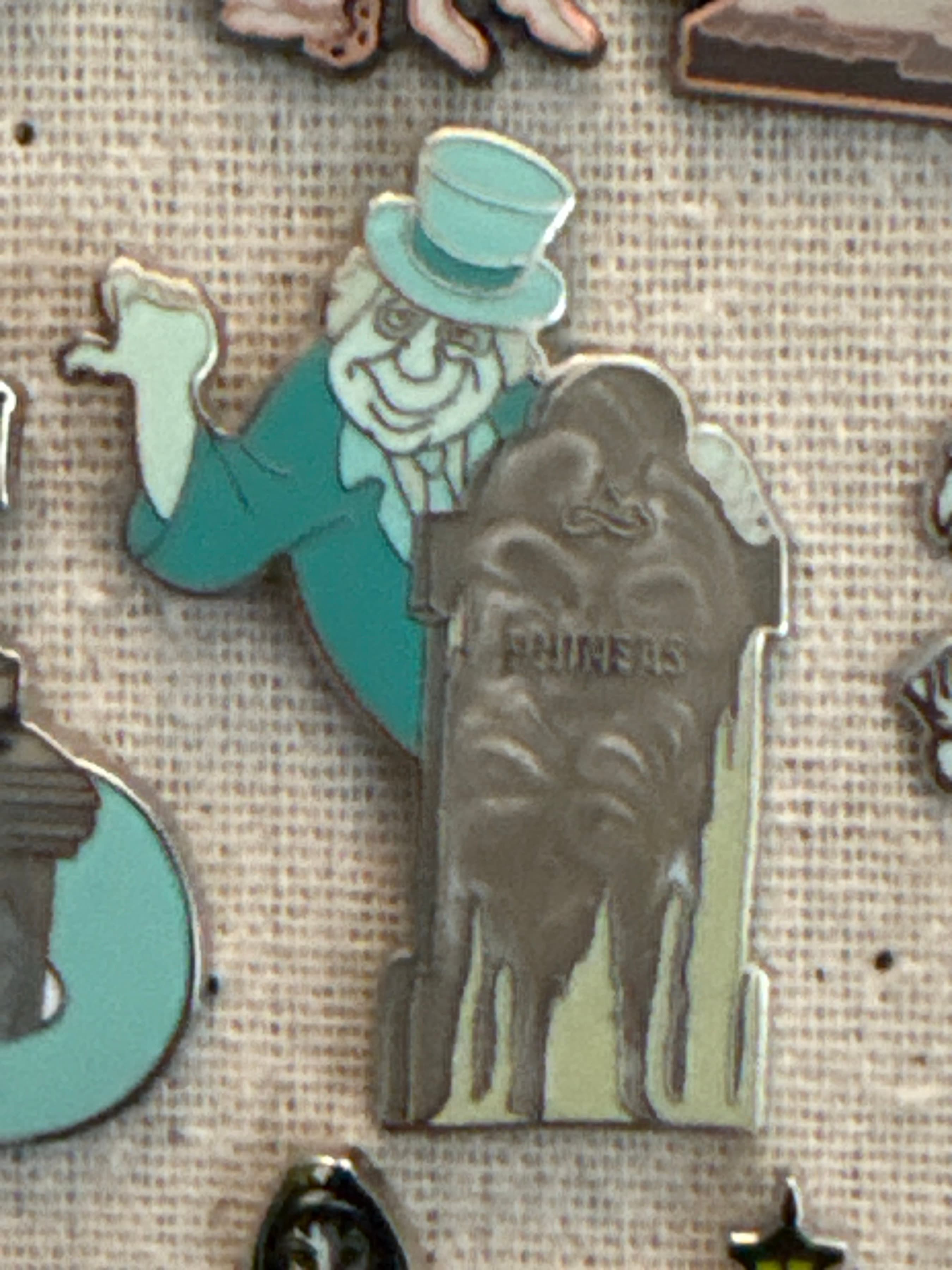 Phineas' Tombstone - Magic Kingdom's Haunted Mansion Interactive Graveyard Queue Mystery Collection