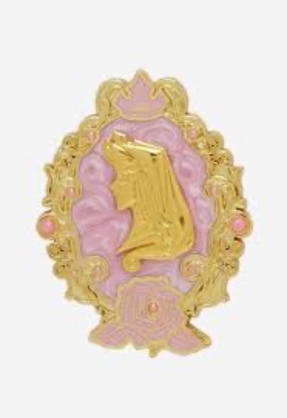 Aurora Gold Frame Brooch