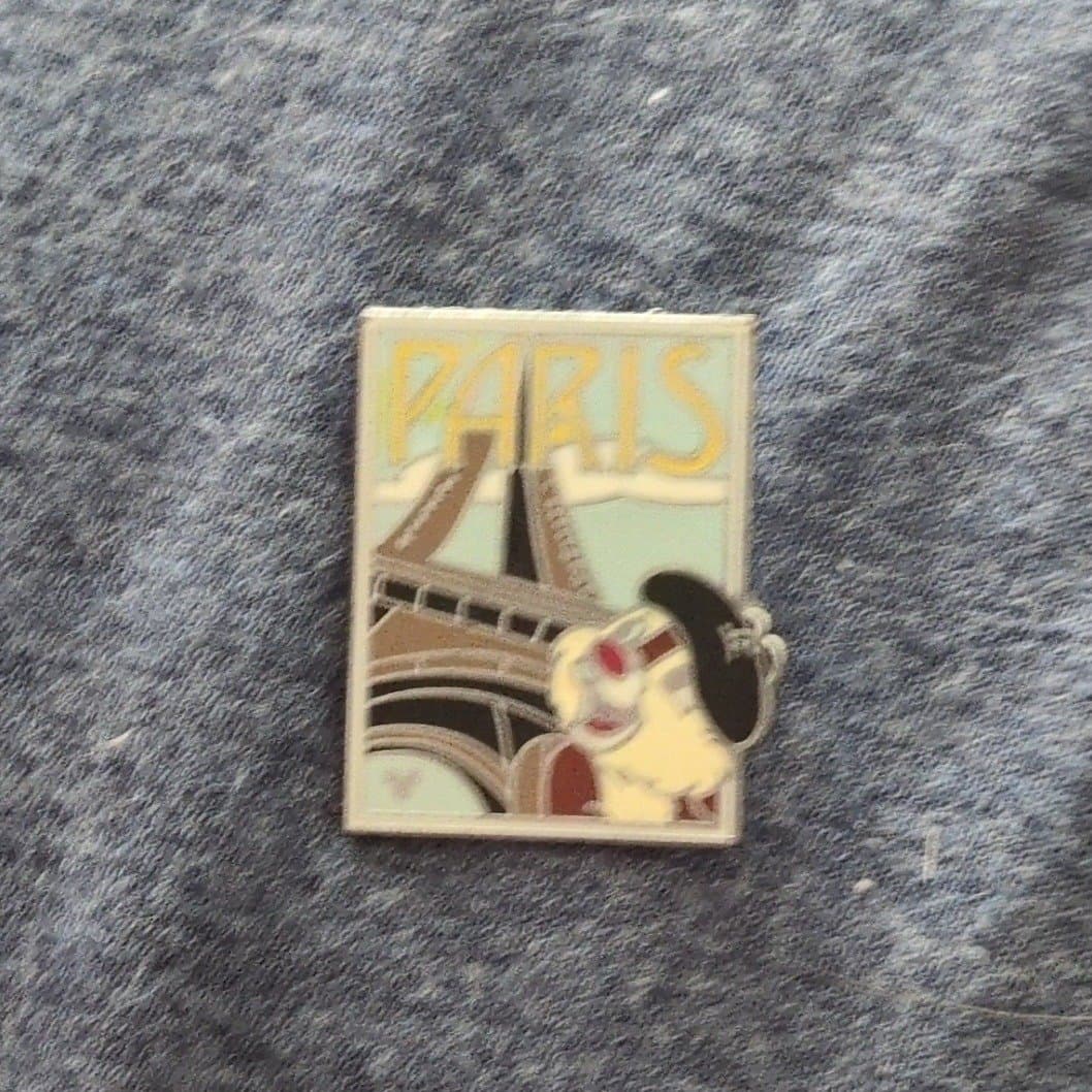 dale (The Aristocats) Paris Eiffel Tower Pin