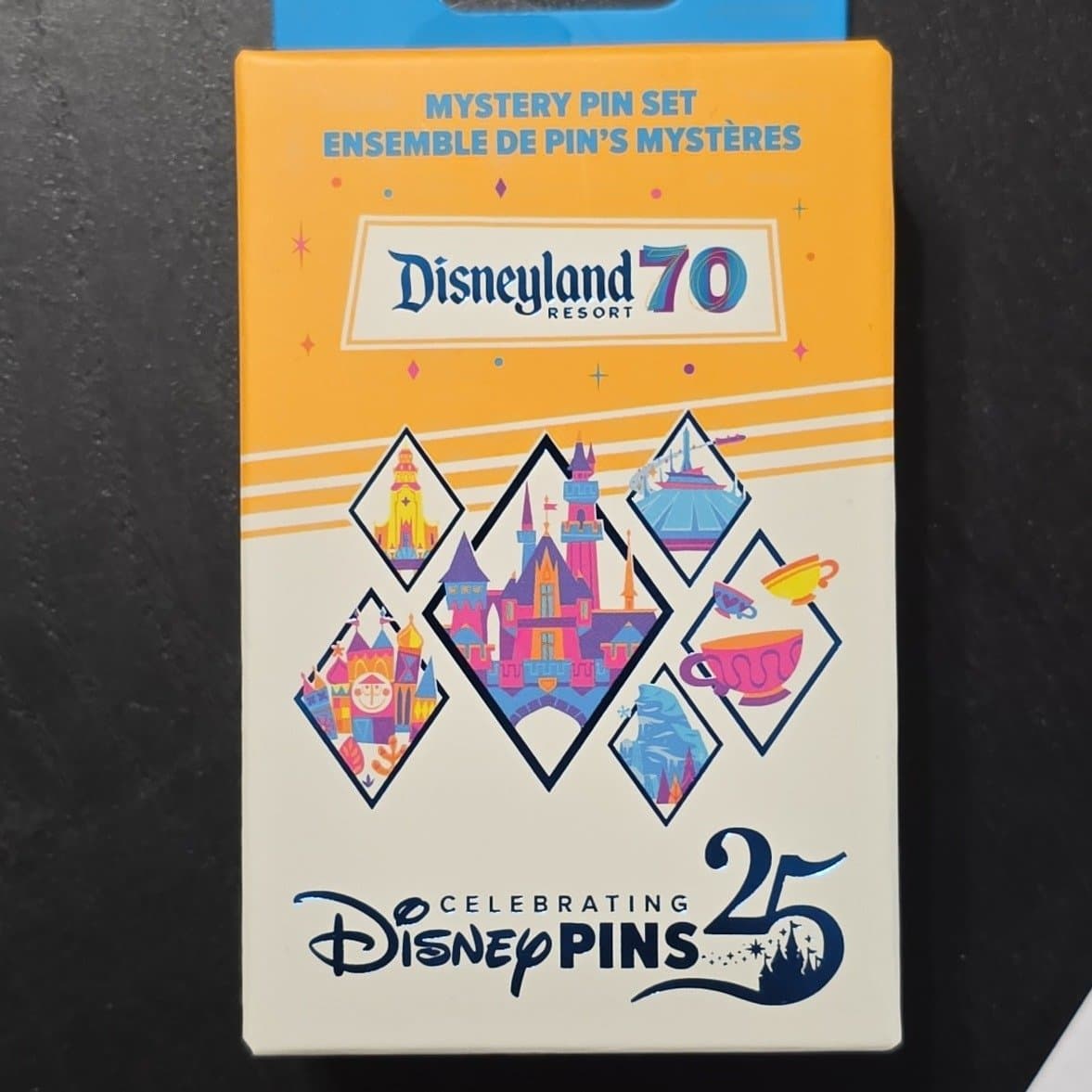 Disneyland 70th Anniversary Mystery Pin Blind Pack