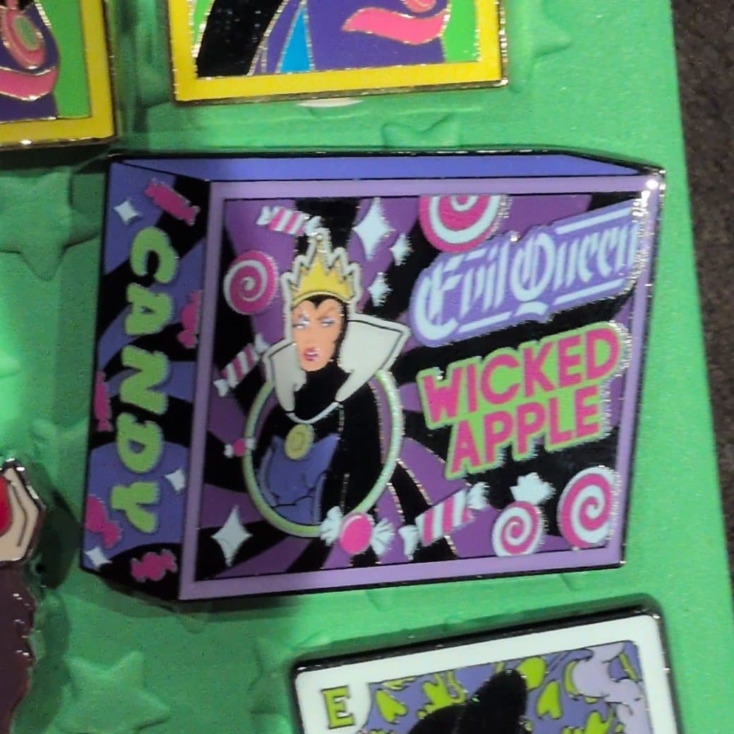 Evil Queen Wicked Apples Candy Box Pin