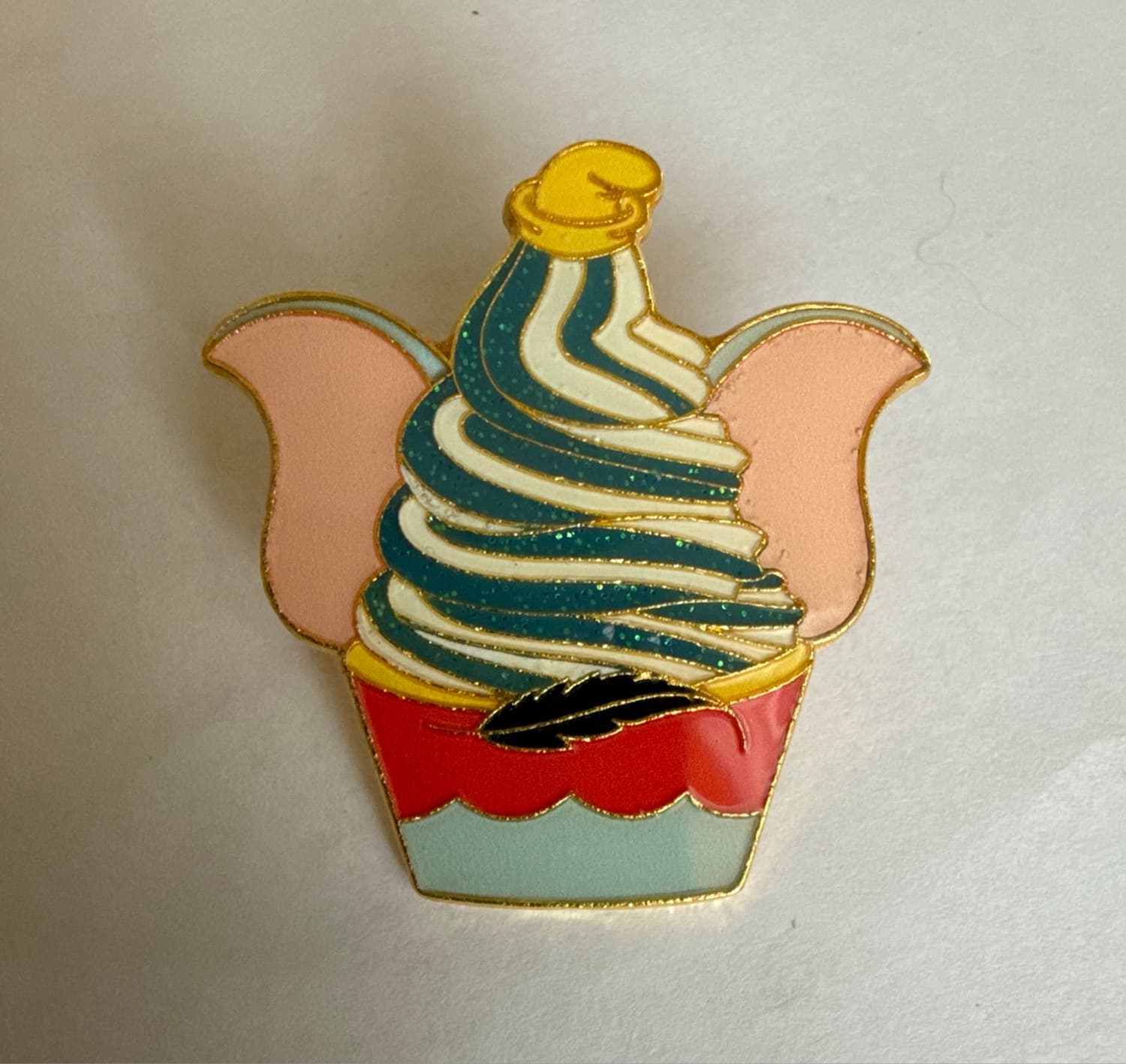 Dumbo Dole Whip Disney Park Trading Pin front
