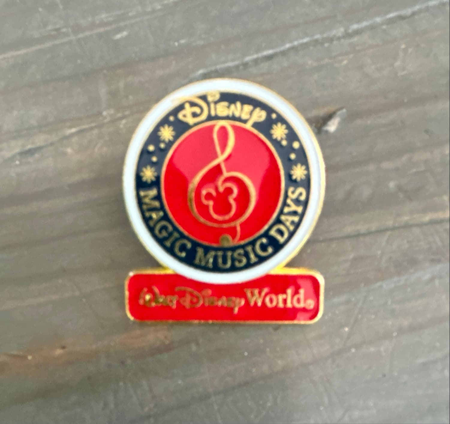 Red Treble Clef Logo