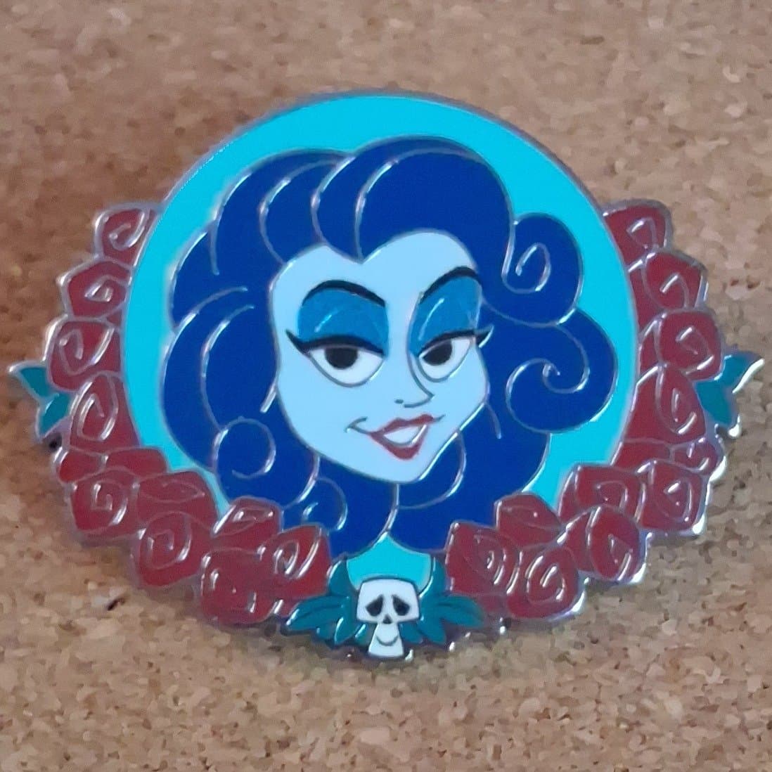 Constance Hatchaway The Bride Rose Frame Haunted Mansion Pin