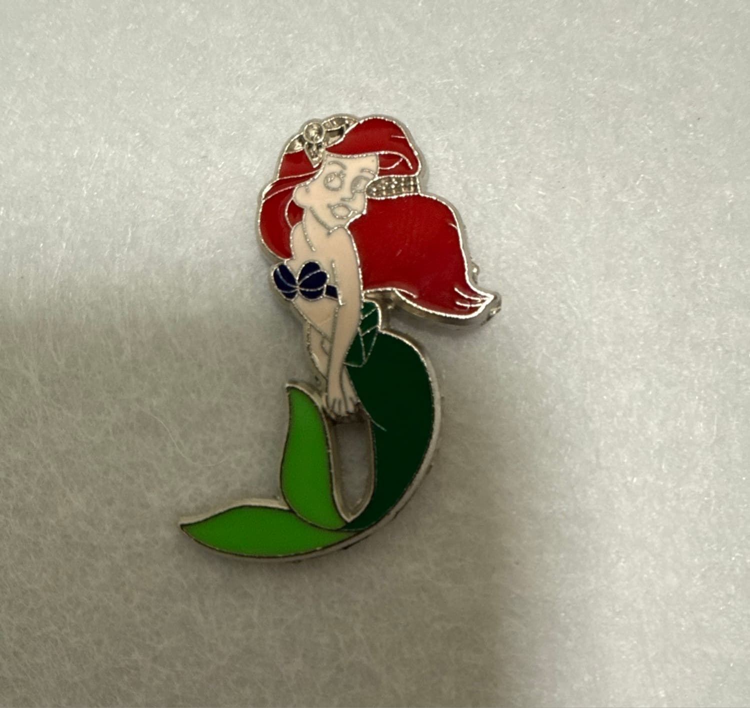Little Mermaid Ariel Full Body Individual Disney Park Trading Pin front