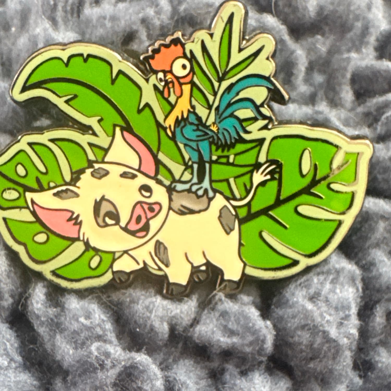 Pua and Hei Hei front