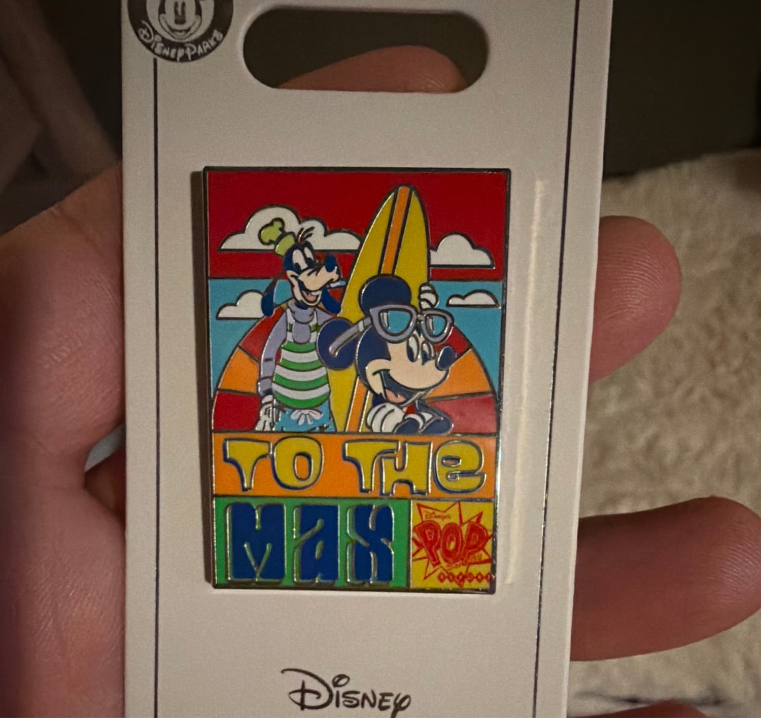 Mickey and Goofy with Surfboard (To the Max) front