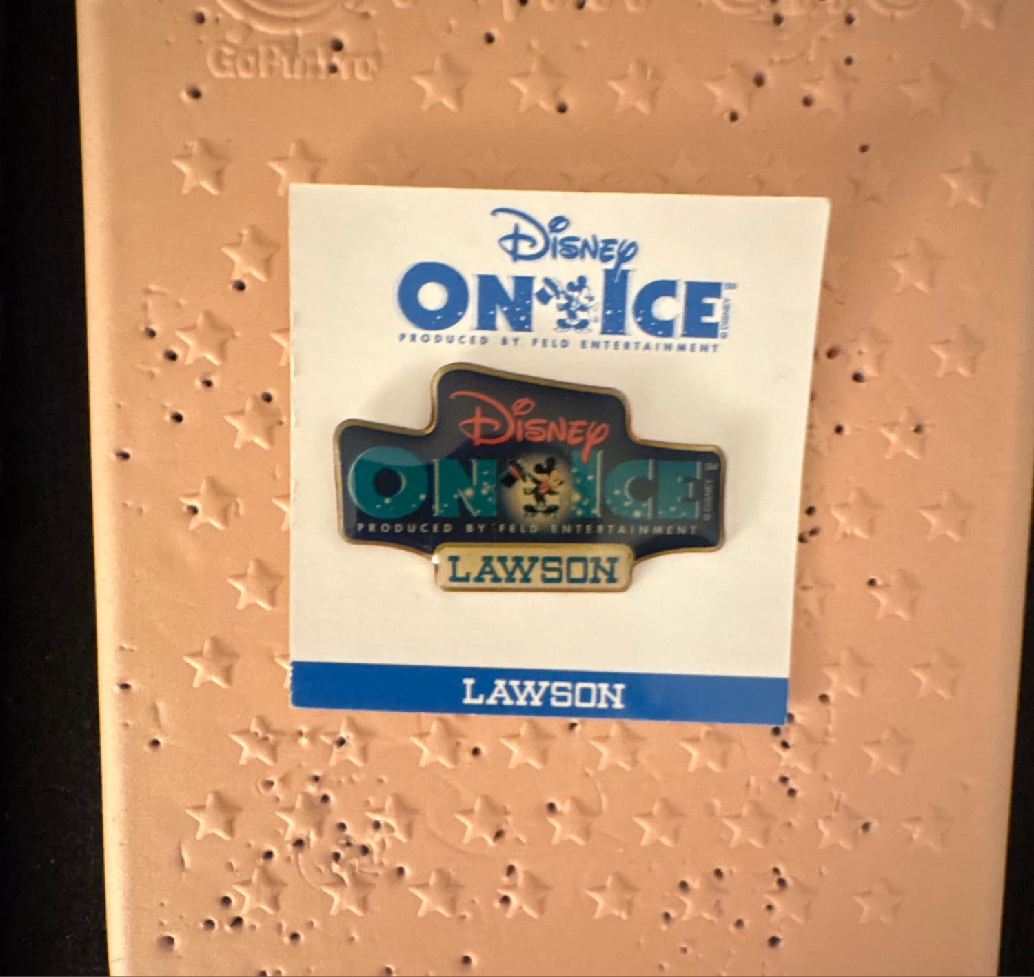 Disney On Ice Lawson Logo Pin front