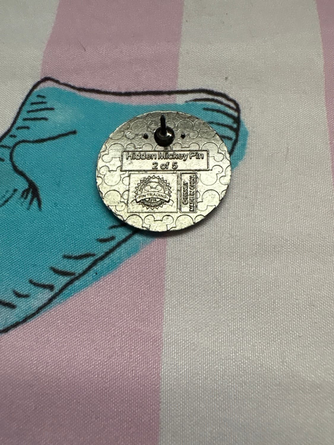 Hidden Mickey 2015 DLR - Silhouettes - Pumbaa front