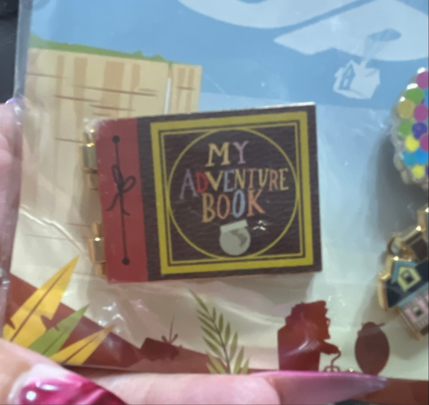 My Adventure Book Hinged Pin front