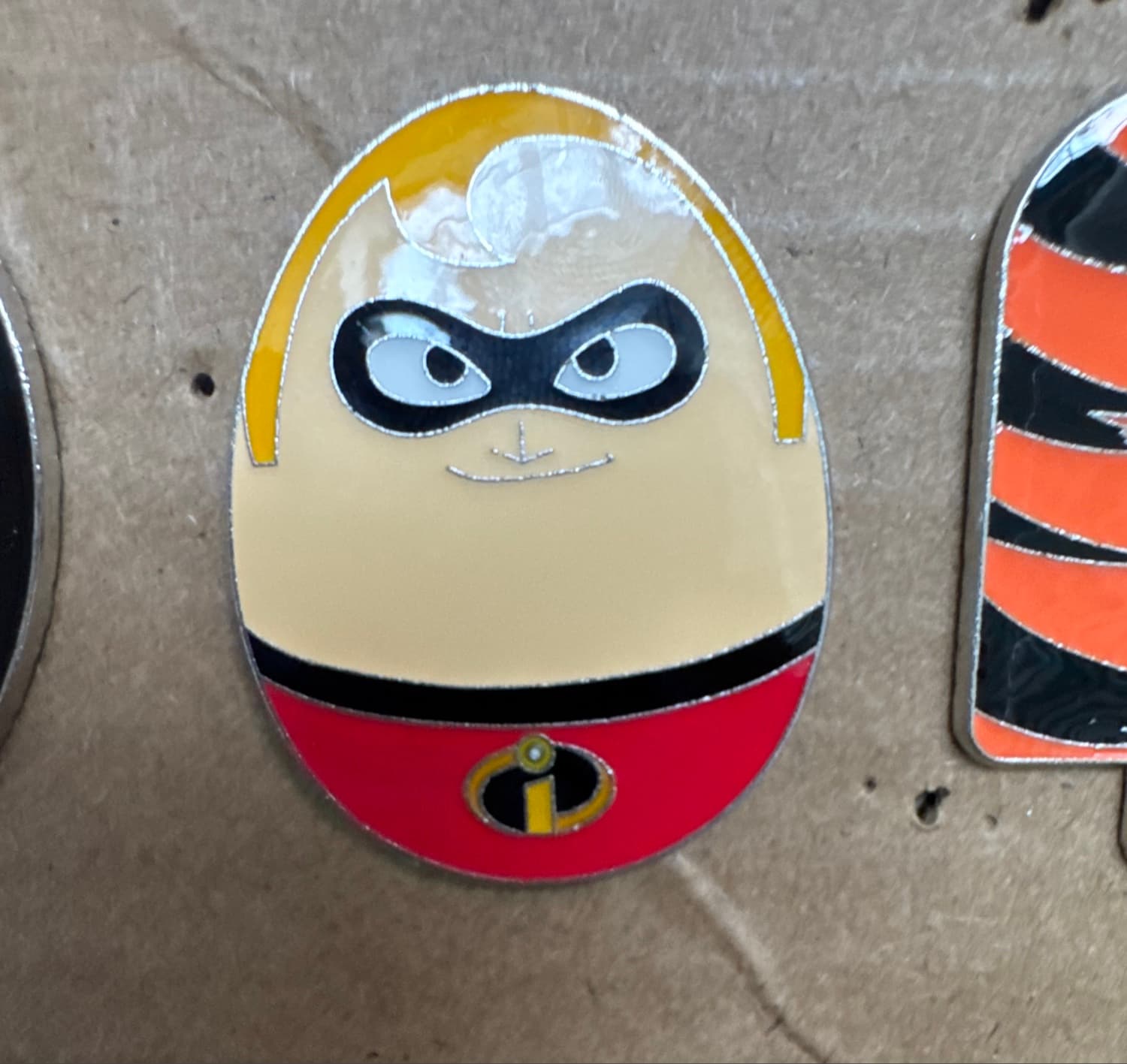 Mr. Incredible Easter Egg Pin