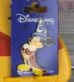 Sorcerer Mickey Mouse Fantasia Pin (Disneyland Paris)