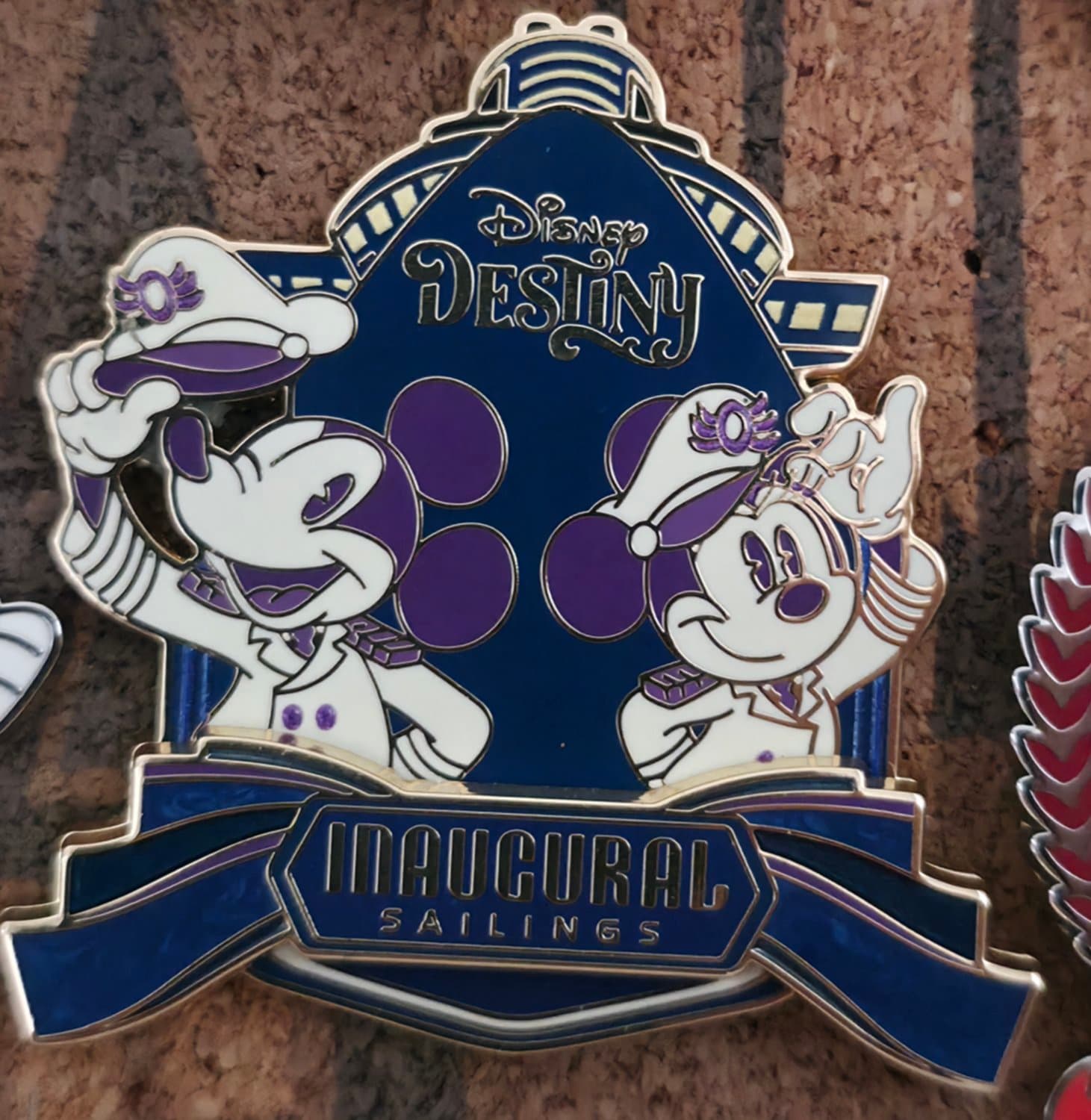 2026 Disney Cruise Line DCL Destiny Inaugural Sailings Pin
