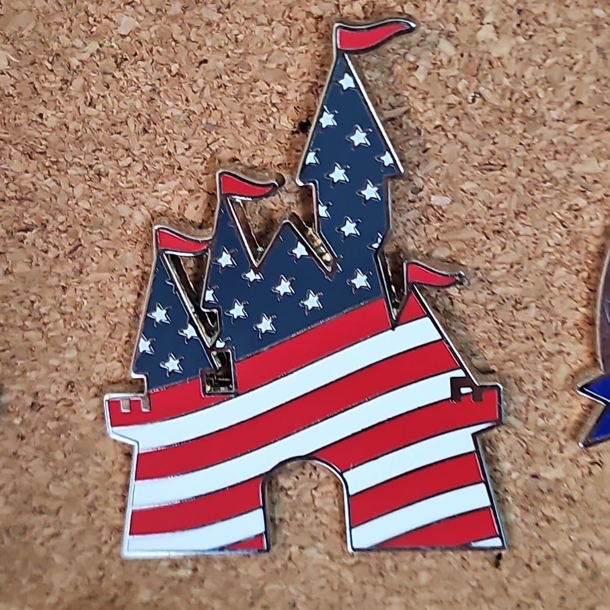Patriotic Cinderella Castle Fill front