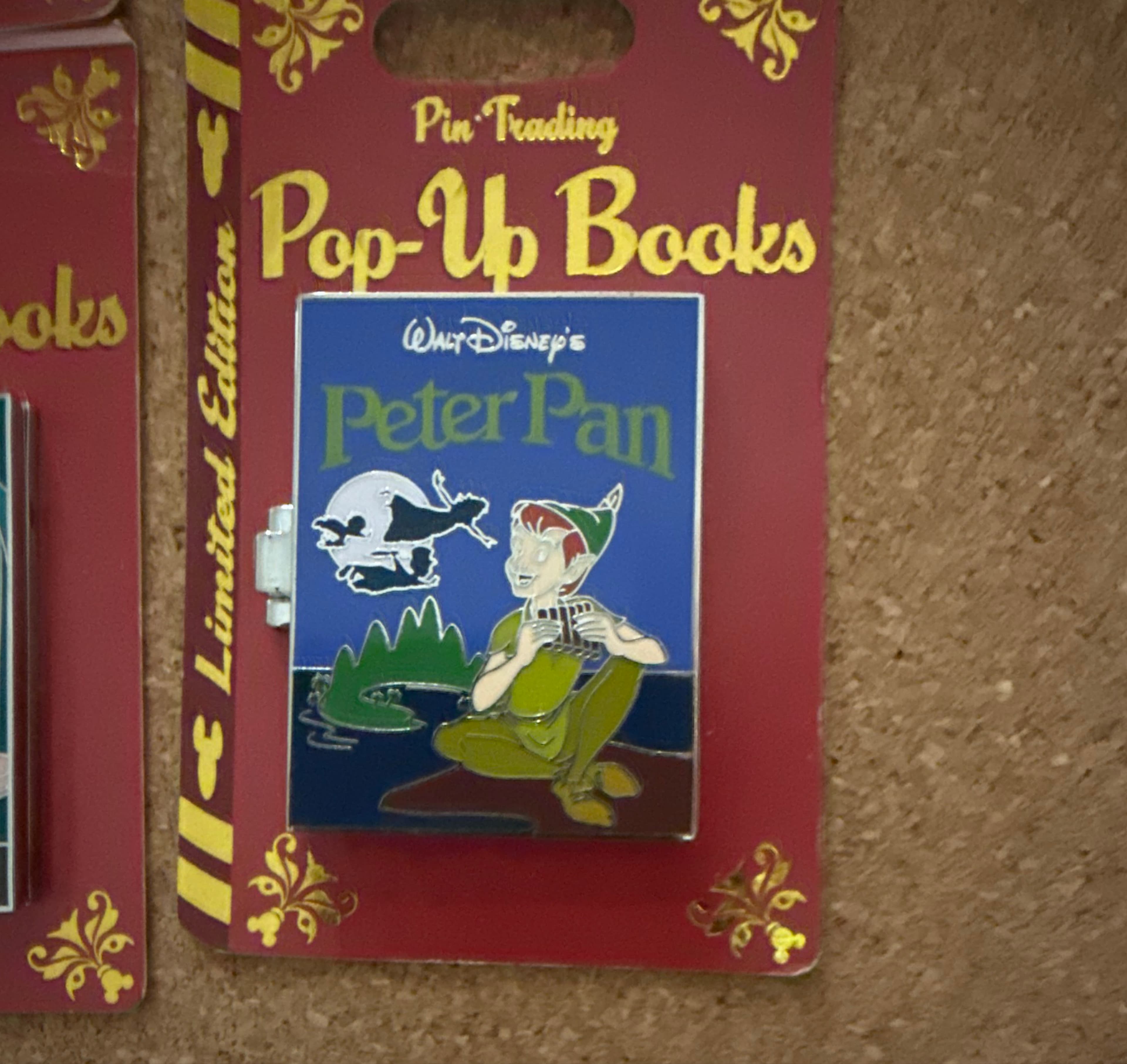 Peter Pan Pop-Up Books Hinged Limited Edition Pin