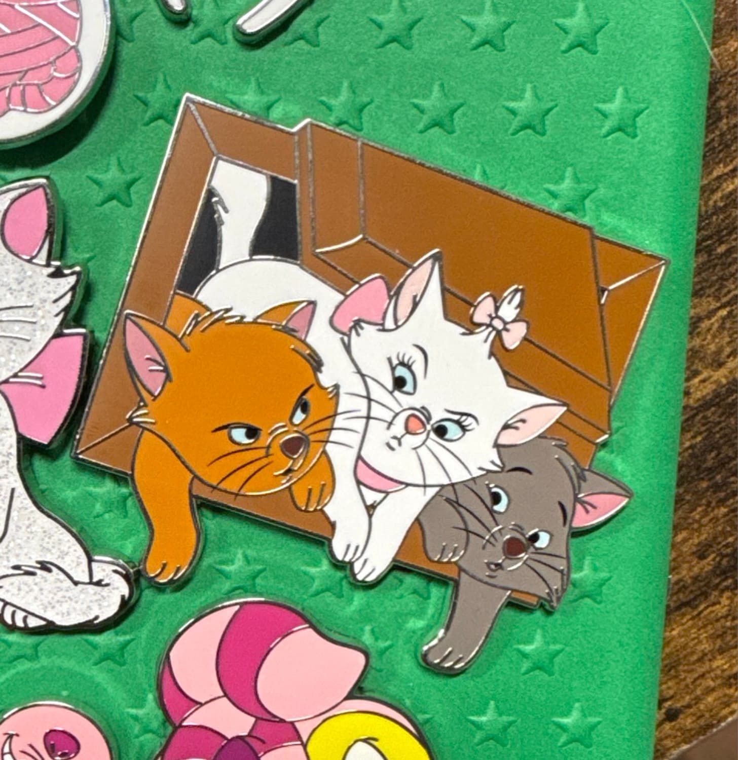 The Aristocats Marie, Toulouse, and Berlioz Kittens Pin