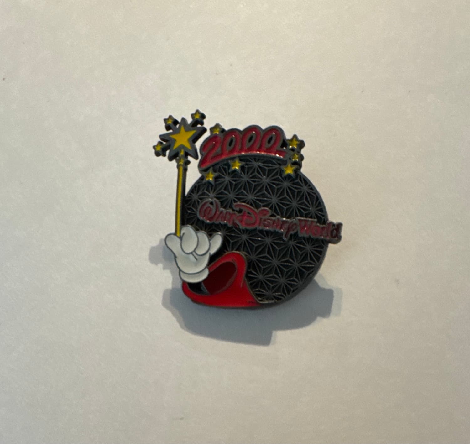 Walt Disney World 2000 Epcot Sorcerer Mickey with Wand at Spaceship Earth Pin