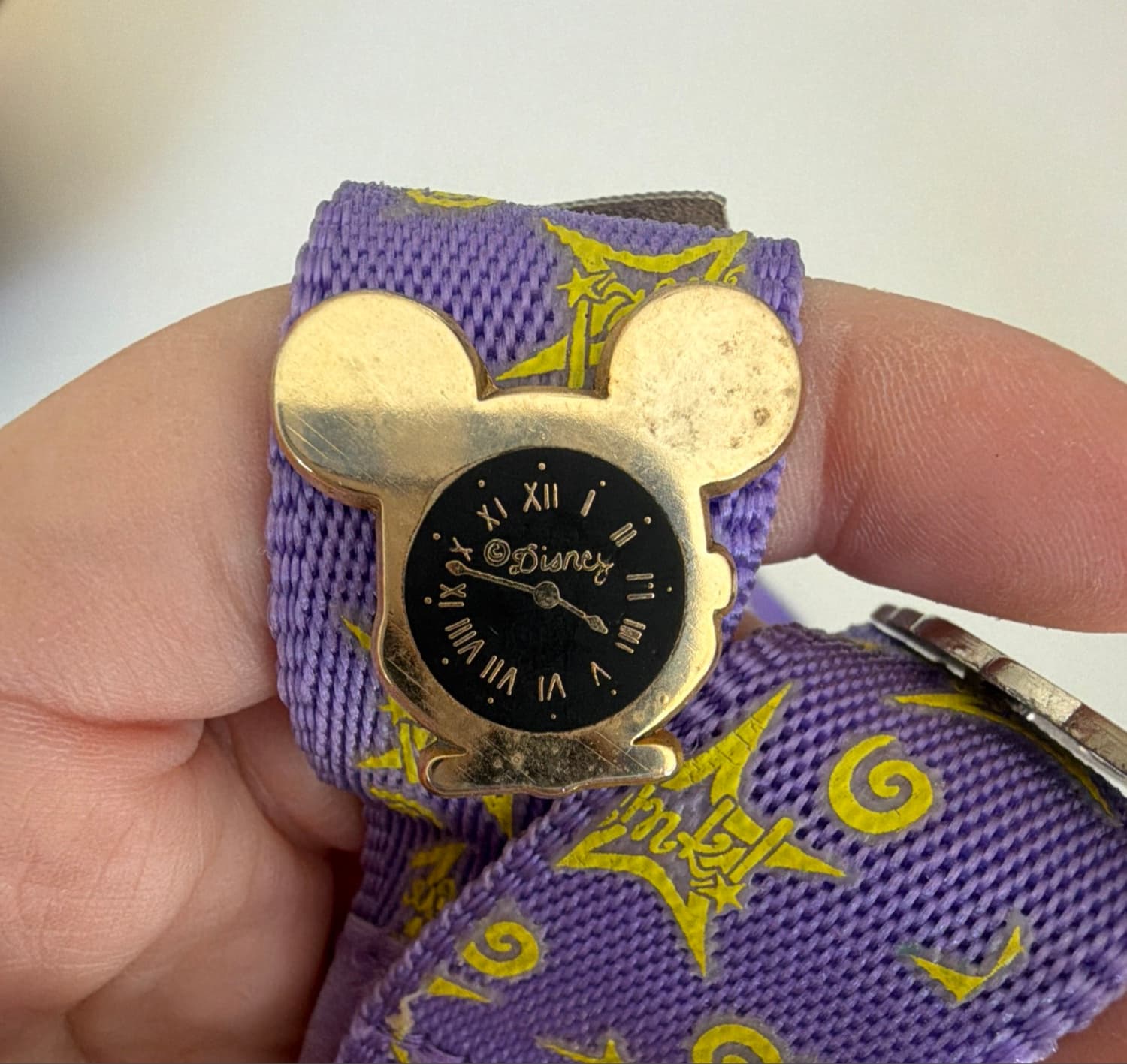 Mickey Mouse Watch - Gold with Black Face