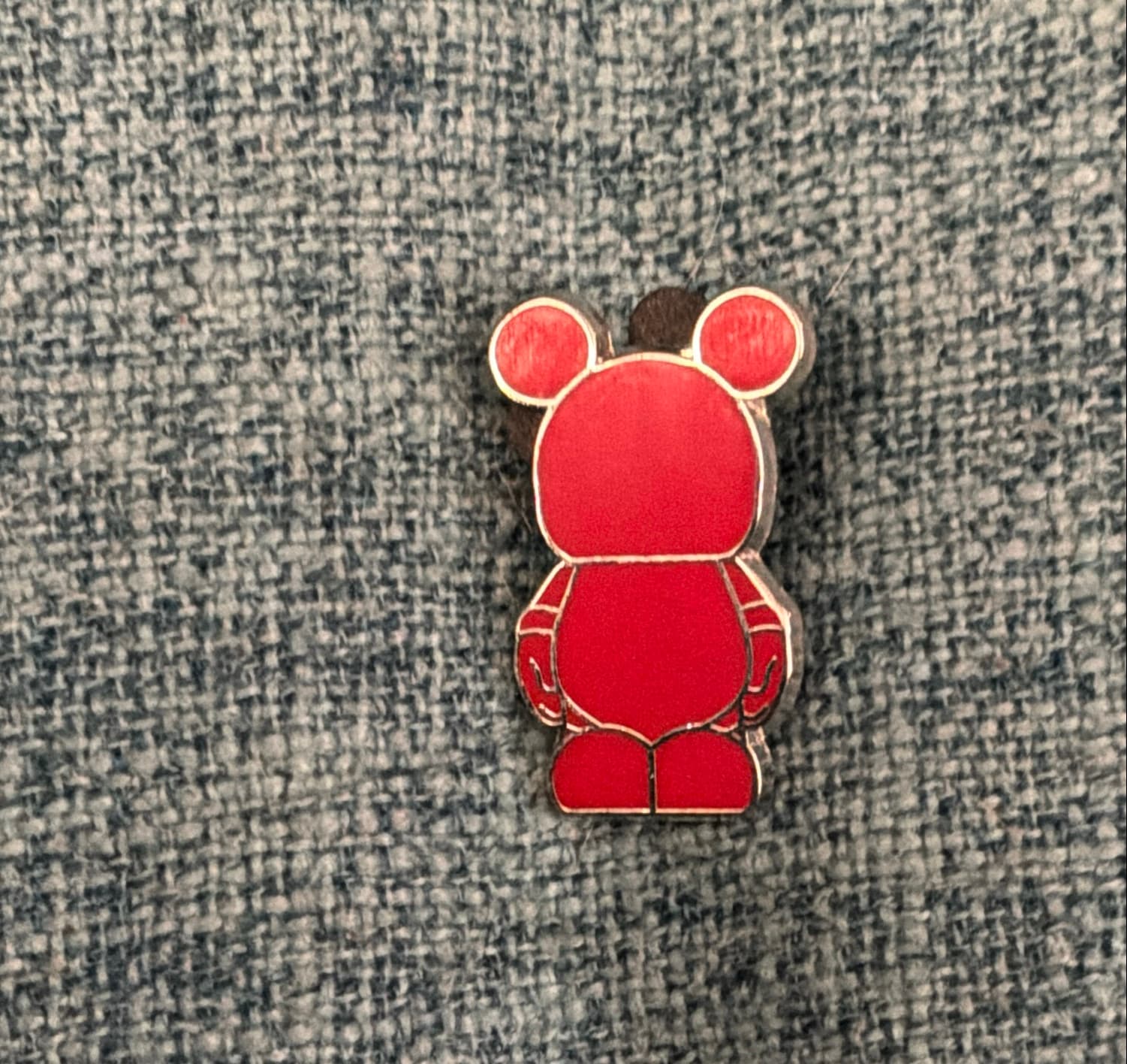 Red Mickey Mouse Vinylmation Jr front