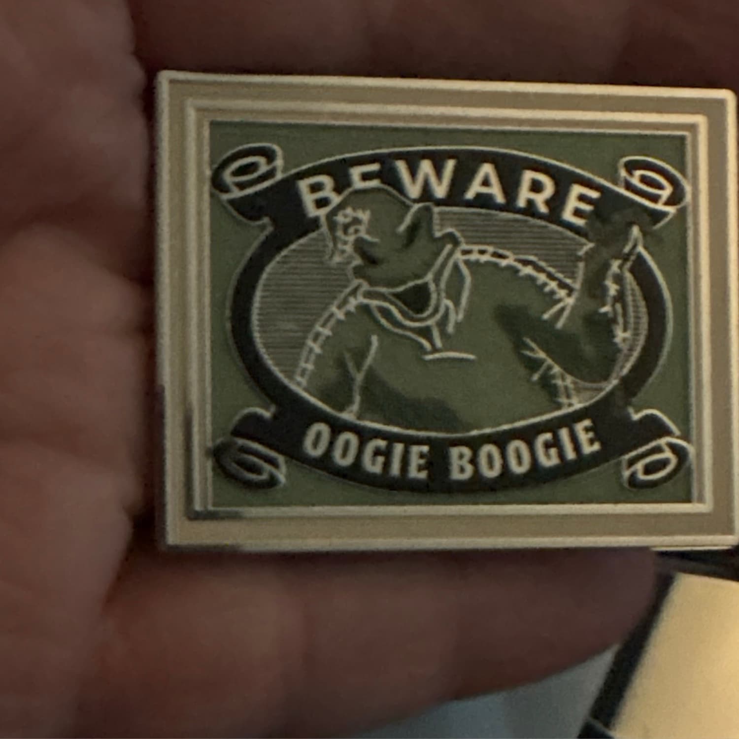 Oogie Boogie Matchbox Pin