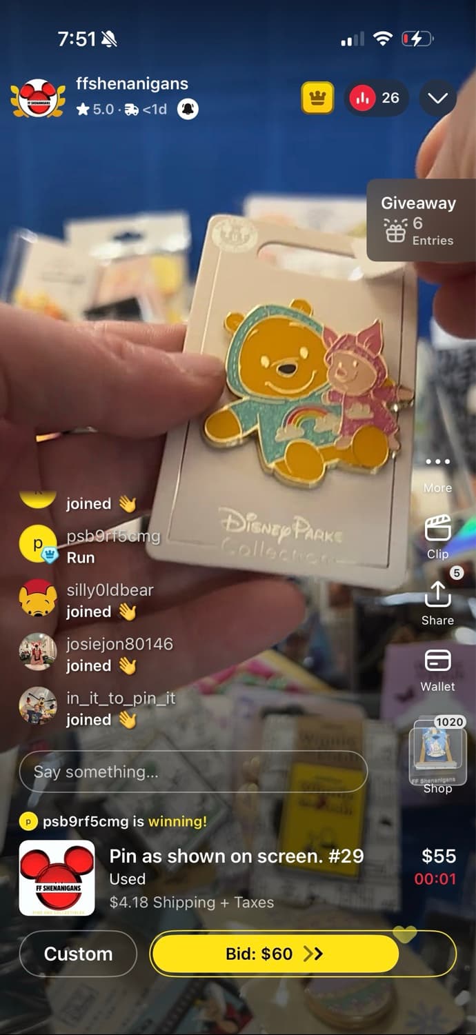 Winnie the Pooh and Piglet Rainbow Hoodies Pin front