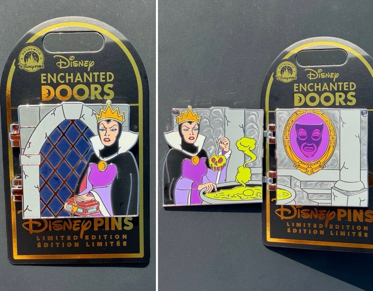 Disney Enchanted Doors: Evil Queen Hinged Pin front