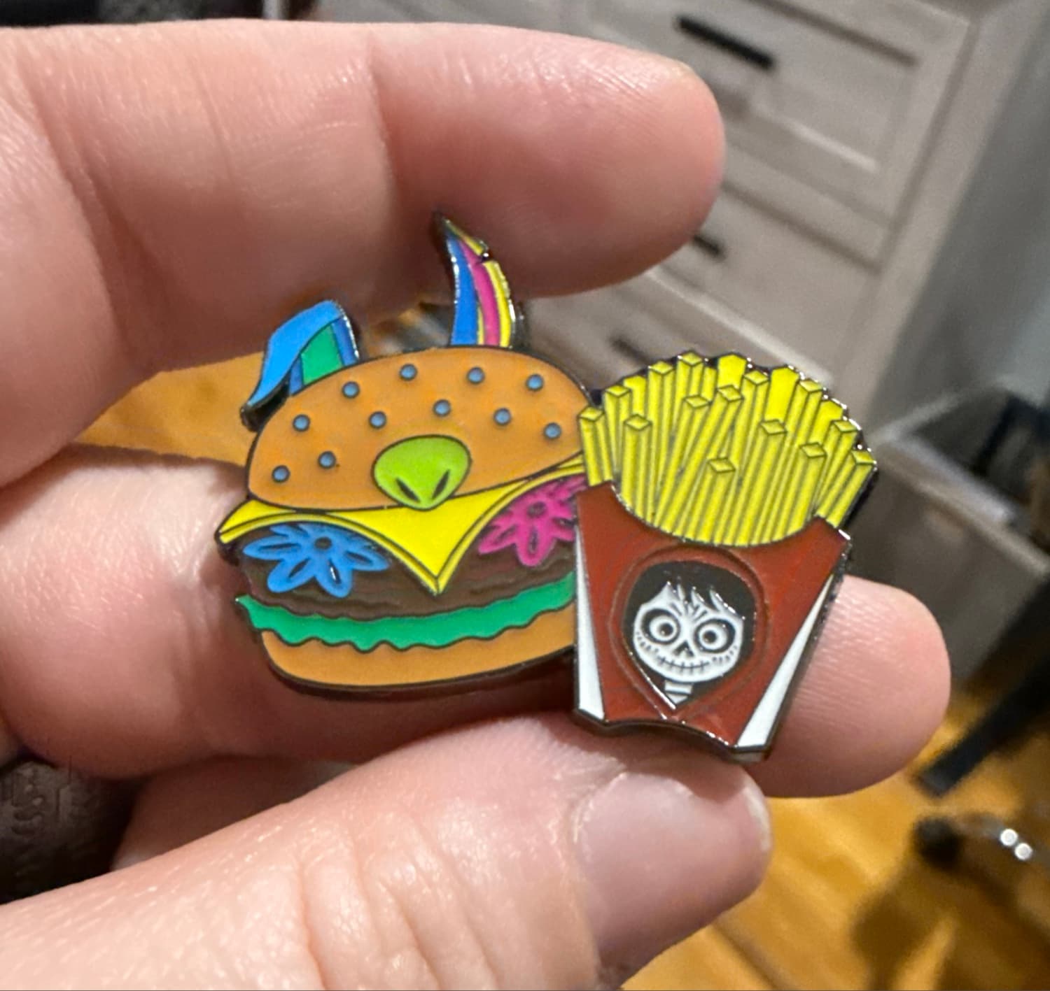 Loungefly Disney Pixar Fast Food Blind Box Enamel Pin - Coco
