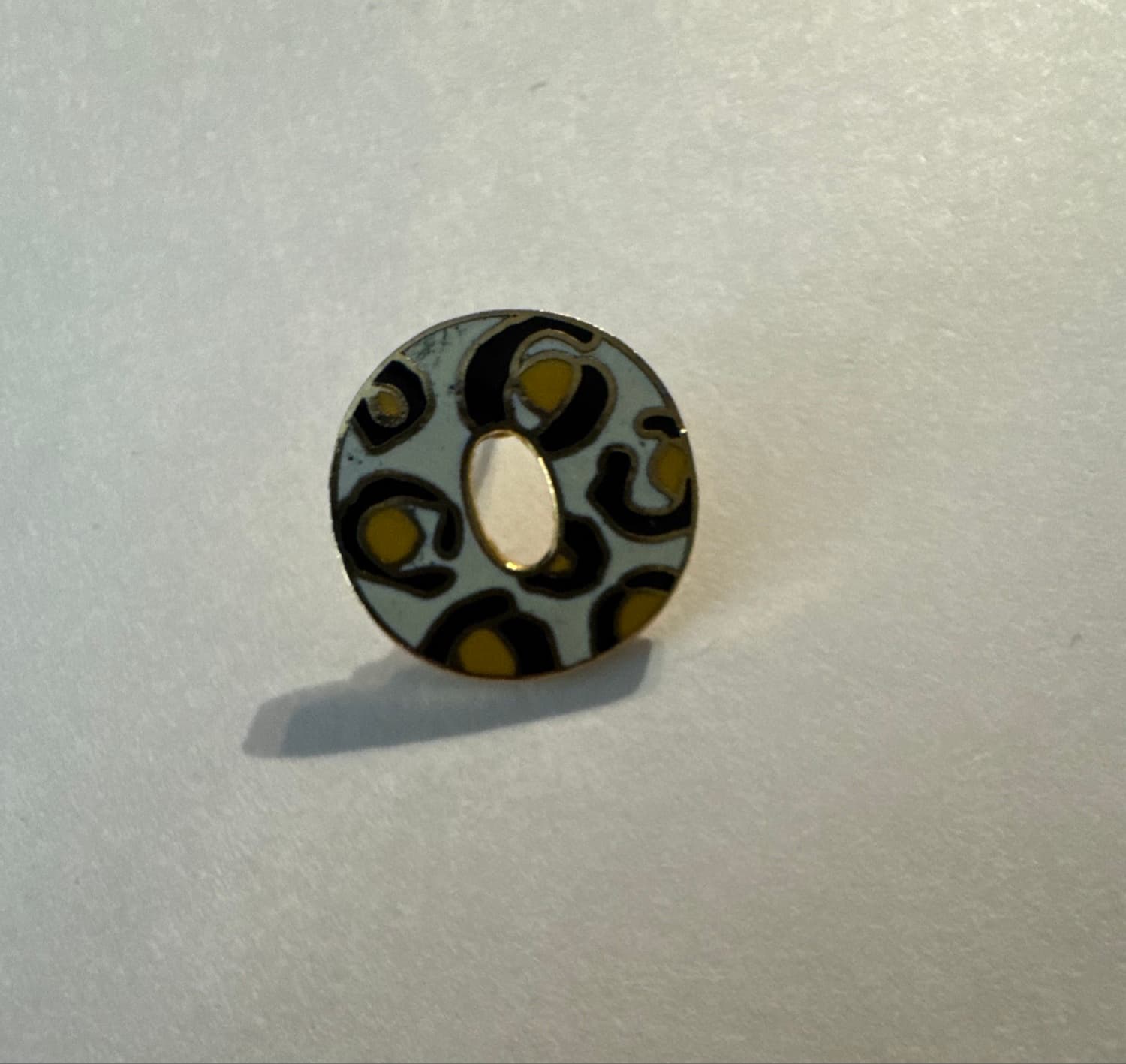 Animal Kingdom 2000 Animal Print Numbers - Leopard '0' Pin
